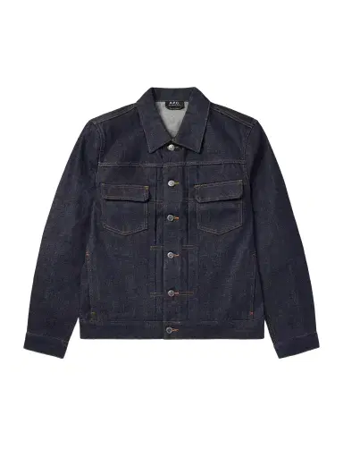 A.P.C. Selvedge Denim Jacket - Men | Thumbnail 1 A.P.C. Selvedge Denim Jacket - Men | Thumbnail 1