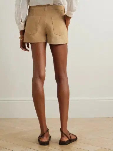 Etro Appliquéd Suede Shorts | Thumbnail 4 Etro Appliquéd Suede Shorts | Thumbnail 4