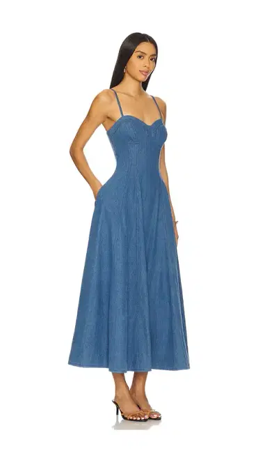Lovers and Friends Simone Midi Dress | Thumbnail 2 Lovers and Friends Simone Midi Dress | Thumbnail 2