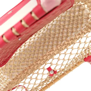 goyard Goyard Goyardine Canvas Fuchsia Aligre Bag Raffia Net Palladium Hardware | Thumbnail 8 goyard Goyard Goyardine Canvas Fuchsia Aligre Bag Raffia Net Palladium Hardware | Thumbnail 8