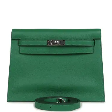 HERMÈS Hermes Kelly Danse Cactus Verso Evercolor Palladium Hardware | Thumbnail 1 HERMÈS Hermes Kelly Danse Cactus Verso Evercolor Palladium Hardware | Thumbnail 1