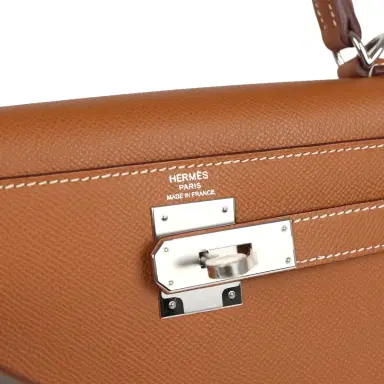 HERMÈS Hermes Kelly Sellier 28 Gold Epsom Palladium Hardware | Thumbnail 7 HERMÈS Hermes Kelly Sellier 28 Gold Epsom Palladium Hardware | Thumbnail 7