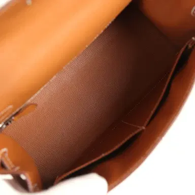 HERMÈS Hermes Kelly Sellier 28 Gold Epsom Palladium Hardware | Thumbnail 8 HERMÈS Hermes Kelly Sellier 28 Gold Epsom Palladium Hardware | Thumbnail 8