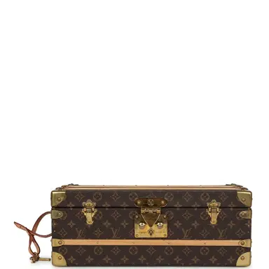 Louis Vuitton Pre-owned Louis Vuitton Malle Fleurs Trunk Brown Monogram Brass Hardware | Thumbnail 2 Louis Vuitton Pre-owned Louis Vuitton Malle Fleurs Trunk Brown Monogram Brass Hardware | Thumbnail 2