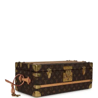 Louis Vuitton Pre-owned Louis Vuitton Malle Fleurs Trunk Brown Monogram Brass Hardware | Thumbnail 3 Louis Vuitton Pre-owned Louis Vuitton Malle Fleurs Trunk Brown Monogram Brass Hardware | Thumbnail 3