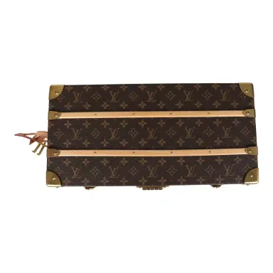 Louis Vuitton Pre-owned Louis Vuitton Malle Fleurs Trunk Brown Monogram Brass Hardware | Thumbnail 7 Louis Vuitton Pre-owned Louis Vuitton Malle Fleurs Trunk Brown Monogram Brass Hardware | Thumbnail 7