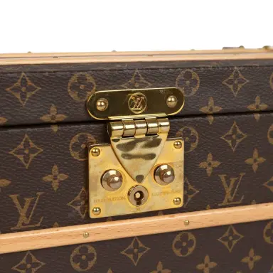 Louis Vuitton Pre-owned Louis Vuitton Malle Fleurs Trunk Brown Monogram Brass Hardware | Thumbnail 9 Louis Vuitton Pre-owned Louis Vuitton Malle Fleurs Trunk Brown Monogram Brass Hardware | Thumbnail 9