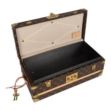 Louis Vuitton Pre-owned Louis Vuitton Malle Fleurs Trunk Brown Monogram Brass Hardware | Thumbnail 10 Louis Vuitton Pre-owned Louis Vuitton Malle Fleurs Trunk Brown Monogram Brass Hardware | Thumbnail 10