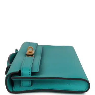 HERMÈS Hermes Kelly Cut Vert Verone Swift Gold Hardware | Thumbnail 3 HERMÈS Hermes Kelly Cut Vert Verone Swift Gold Hardware | Thumbnail 3