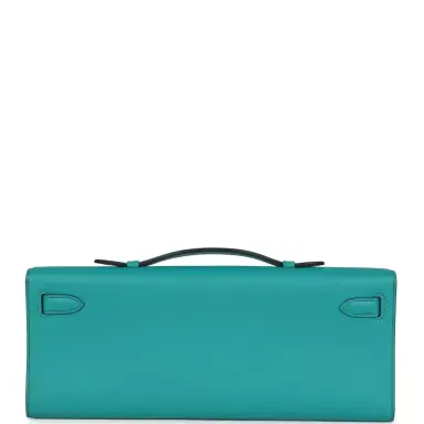 HERMÈS Hermes Kelly Cut Vert Verone Swift Gold Hardware | Thumbnail 4 HERMÈS Hermes Kelly Cut Vert Verone Swift Gold Hardware | Thumbnail 4