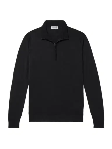 John Smedley Slim-Fit Merino Wool Half-Zip Sweater - Men | Thumbnail 1 John Smedley Slim-Fit Merino Wool Half-Zip Sweater - Men | Thumbnail 1