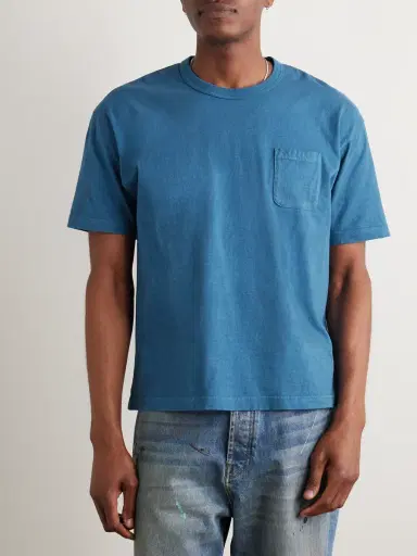 Visvim Jumbo Garment-Dyed Cotton-Jersey T-Shirt - Men | Thumbnail 3 Visvim Jumbo Garment-Dyed Cotton-Jersey T-Shirt - Men | Thumbnail 3