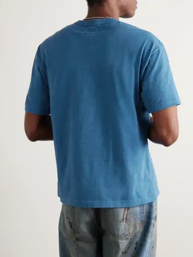 Visvim Jumbo Garment-Dyed Cotton-Jersey T-Shirt - Men | Thumbnail 4 Visvim Jumbo Garment-Dyed Cotton-Jersey T-Shirt - Men | Thumbnail 4