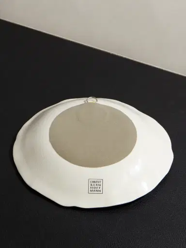 L'Objet Ruan Hoffmann Wifi Off Painted Earthenware Plate - Men | Thumbnail 4 L'Objet Ruan Hoffmann Wifi Off Painted Earthenware Plate - Men | Thumbnail 4