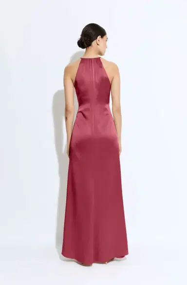 LAPOINTE Satin Halter Gown | Thumbnail 2 LAPOINTE Satin Halter Gown | Thumbnail 2