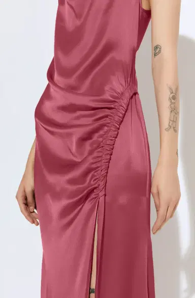 LAPOINTE Satin Halter Gown | Thumbnail 3 LAPOINTE Satin Halter Gown | Thumbnail 3