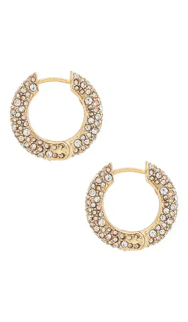 BaubleBar Carina Huggie Hoops | Thumbnail 2 BaubleBar Carina Huggie Hoops | Thumbnail 2