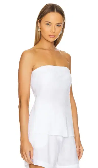 DONNI. Linen Tube Top | Thumbnail 2 DONNI. Linen Tube Top | Thumbnail 2