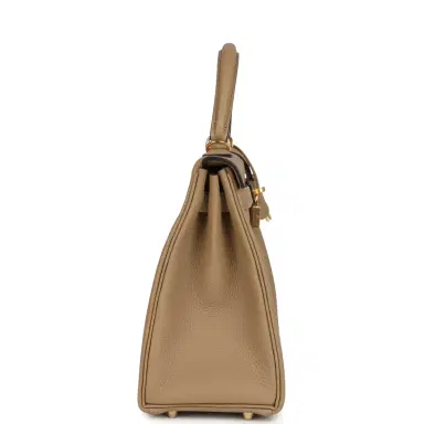 HERMÈS Hermes Kelly Retourne 28 Chai Togo Gold Hardware | Thumbnail 3 HERMÈS Hermes Kelly Retourne 28 Chai Togo Gold Hardware | Thumbnail 3