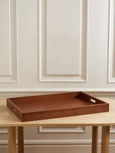 Ralph Lauren Home Bromley Studded Leather Tray | Thumbnail 1 Ralph Lauren Home Bromley Studded Leather Tray | Thumbnail 1