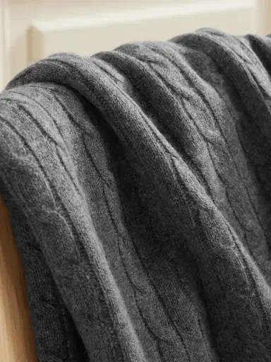 Ralph Lauren Home Cable-knit Cashmere Blanket | Thumbnail 3 Ralph Lauren Home Cable-knit Cashmere Blanket | Thumbnail 3