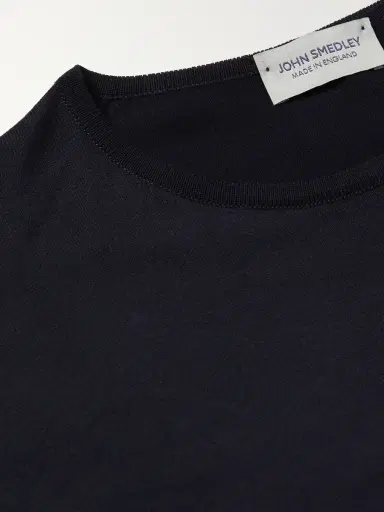 John Smedley Belden Slim-Fit Sea Island Cotton T-Shirt - Men | Thumbnail 5 John Smedley Belden Slim-Fit Sea Island Cotton T-Shirt - Men | Thumbnail 5