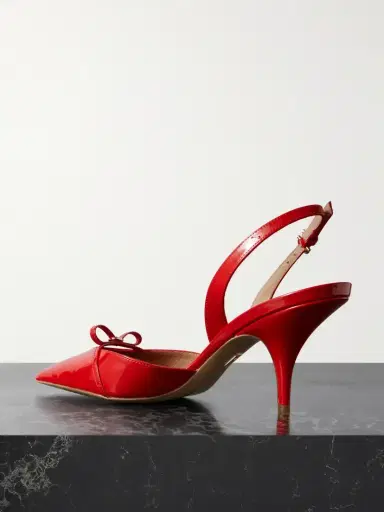 Ferragamo Gylla Bow-embellished Patent-leather Pumps | Thumbnail 3 Ferragamo Gylla Bow-embellished Patent-leather Pumps | Thumbnail 3