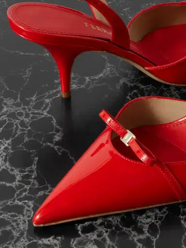 Ferragamo Gylla Bow-embellished Patent-leather Pumps | Thumbnail 4 Ferragamo Gylla Bow-embellished Patent-leather Pumps | Thumbnail 4