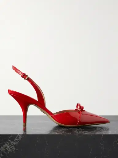 Ferragamo Gylla Bow-embellished Patent-leather Pumps | Thumbnail 1 Ferragamo Gylla Bow-embellished Patent-leather Pumps | Thumbnail 1