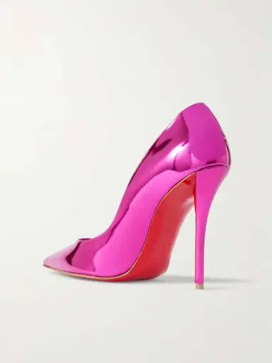 Christian Louboutin Miss Z 100 Mirrored-leather Pumps | Thumbnail 3 Christian Louboutin Miss Z 100 Mirrored-leather Pumps | Thumbnail 3