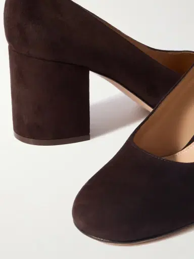 Gianvito Rossi Joelle 70 Suede Pumps | Thumbnail 4 Gianvito Rossi Joelle 70 Suede Pumps | Thumbnail 4
