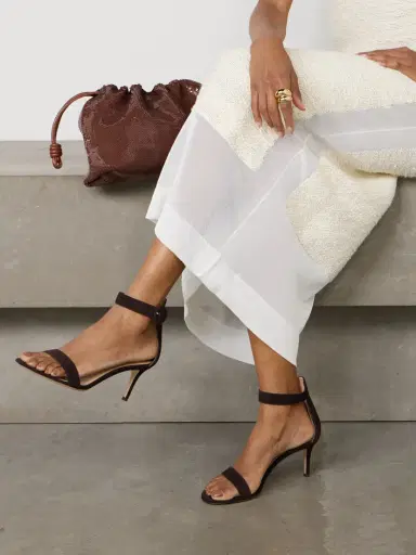 Gianvito Rossi Portofino 70 Suede Sandals | Thumbnail 2 Gianvito Rossi Portofino 70 Suede Sandals | Thumbnail 2
