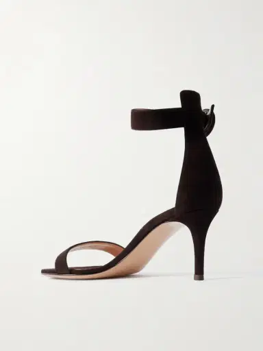Gianvito Rossi Portofino 70 Suede Sandals | Thumbnail 3 Gianvito Rossi Portofino 70 Suede Sandals | Thumbnail 3