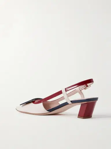 Roger Vivier Belle Vivier 45 Color-block Patent-leather Slingback Pumps | Thumbnail 3 Roger Vivier Belle Vivier 45 Color-block Patent-leather Slingback Pumps | Thumbnail 3