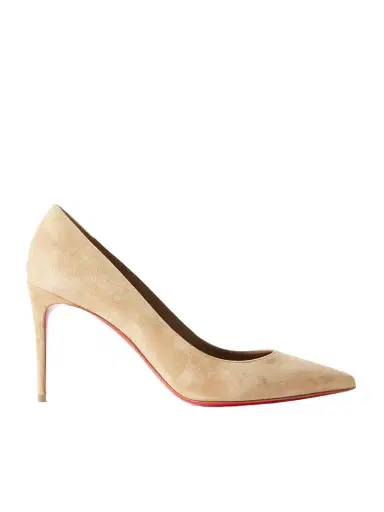 Christian Louboutin Kate 85 Suede Point-toe Pumps | Thumbnail 1 Christian Louboutin Kate 85 Suede Point-toe Pumps | Thumbnail 1