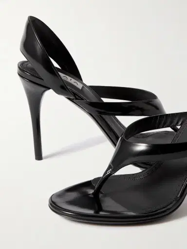 Alaïa Tong 90 Patent-leather Sandals | Thumbnail 4 Alaïa Tong 90 Patent-leather Sandals | Thumbnail 4