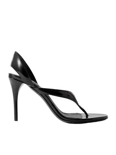 Alaïa Tong 90 Patent-leather Sandals | Thumbnail 1 Alaïa Tong 90 Patent-leather Sandals | Thumbnail 1