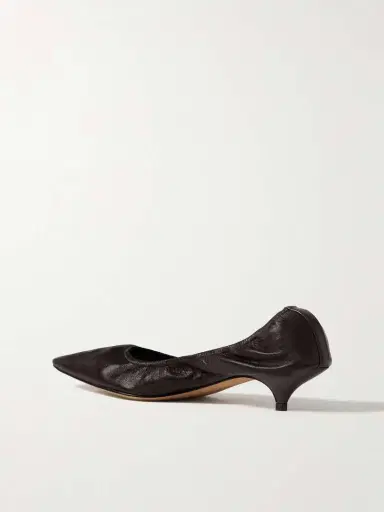 The Row Uxor Leather Pumps | Thumbnail 3 The Row Uxor Leather Pumps | Thumbnail 3