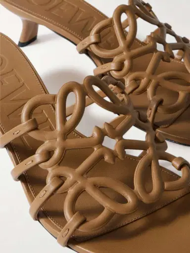 Loewe + Paula's Ibiza Petal Anagram Leather Sandals | Thumbnail 4 Loewe + Paula's Ibiza Petal Anagram Leather Sandals | Thumbnail 4