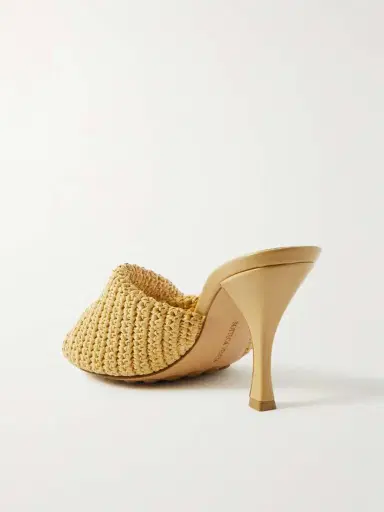 Bottega Veneta Blink Raffia Mules | Thumbnail 3 Bottega Veneta Blink Raffia Mules | Thumbnail 3