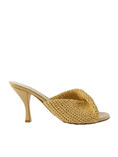 Bottega Veneta Blink Raffia Mules | Thumbnail 1 Bottega Veneta Blink Raffia Mules | Thumbnail 1