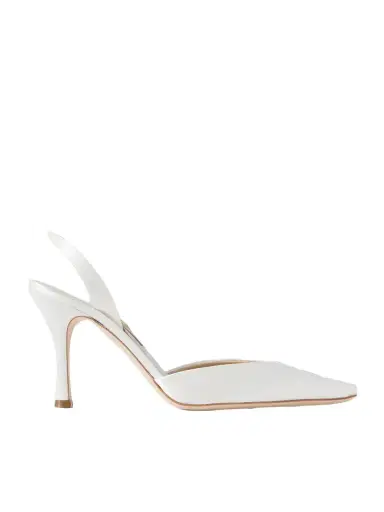 Danielle Frankel Hannah Satin Slingback Pumps | Thumbnail 1 Danielle Frankel Hannah Satin Slingback Pumps | Thumbnail 1