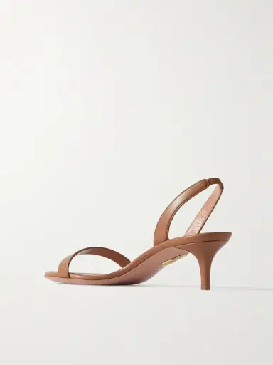 Aquazzura So Nude 50 Leather Slingback Sandals | Thumbnail 3 Aquazzura So Nude 50 Leather Slingback Sandals | Thumbnail 3