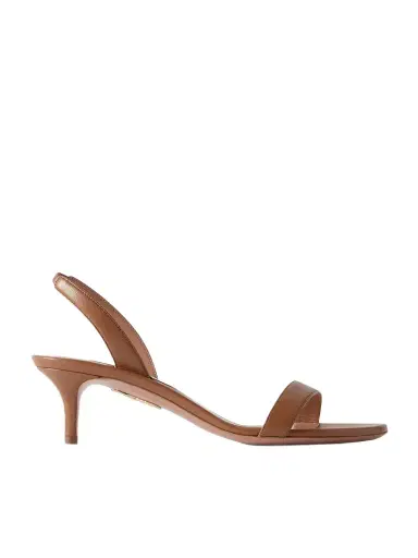 Aquazzura So Nude 50 Leather Slingback Sandals | Thumbnail 1 Aquazzura So Nude 50 Leather Slingback Sandals | Thumbnail 1