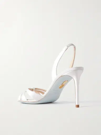 Aquazzura Tati 85 Satin Slingback Sandals | Thumbnail 3 Aquazzura Tati 85 Satin Slingback Sandals | Thumbnail 3
