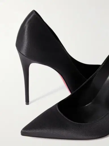 Christian Louboutin Classic Kate 100 Satin-crepe Pumps | Thumbnail 4 Christian Louboutin Classic Kate 100 Satin-crepe Pumps | Thumbnail 4