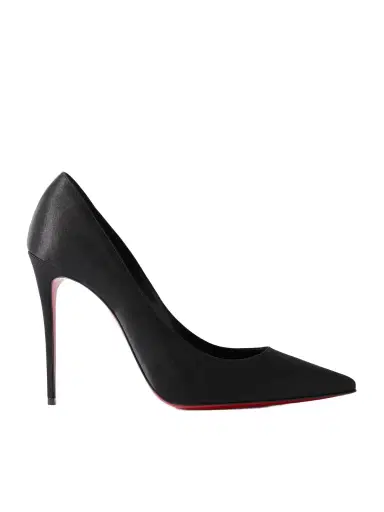 Christian Louboutin Classic Kate 100 Satin-crepe Pumps | Thumbnail 1 Christian Louboutin Classic Kate 100 Satin-crepe Pumps | Thumbnail 1
