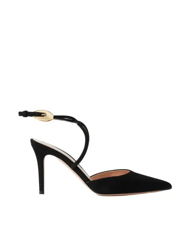 Gianvito Rossi Jungle Mamba 85 Suede Pumps