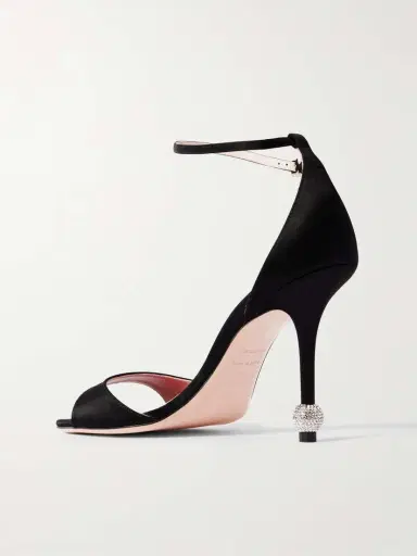 Roger Vivier Marlene 100 Crystal-embellished Satin Sandals | Thumbnail 3 Roger Vivier Marlene 100 Crystal-embellished Satin Sandals | Thumbnail 3