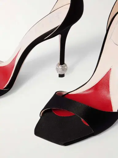 Roger Vivier Marlene 100 Crystal-embellished Satin Sandals | Thumbnail 4 Roger Vivier Marlene 100 Crystal-embellished Satin Sandals | Thumbnail 4